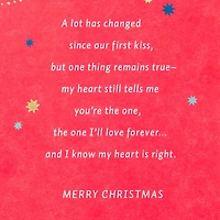 You'll Always Be the One I Love Romantic Christmas Card for only USD 4.99 | Hallmark