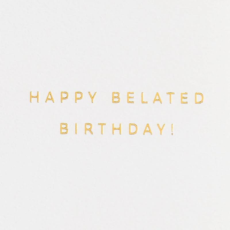 One Day Isn't Enough Belated Birthday Card for only USD 5.99 | Hallmark
