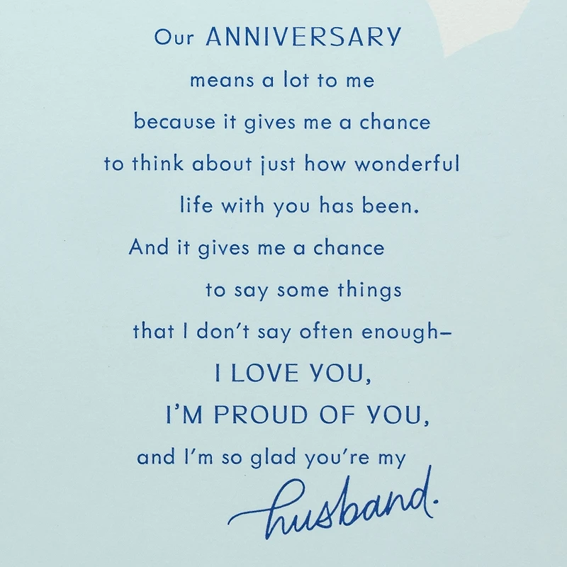 Proud of You Anniversary Card for Husband for only USD 5.99 | Hallmark