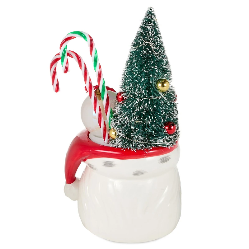 Smiling Santa With Tree Light-Up Figurine, 11.25" H for only USD 46.99 | Hallmark