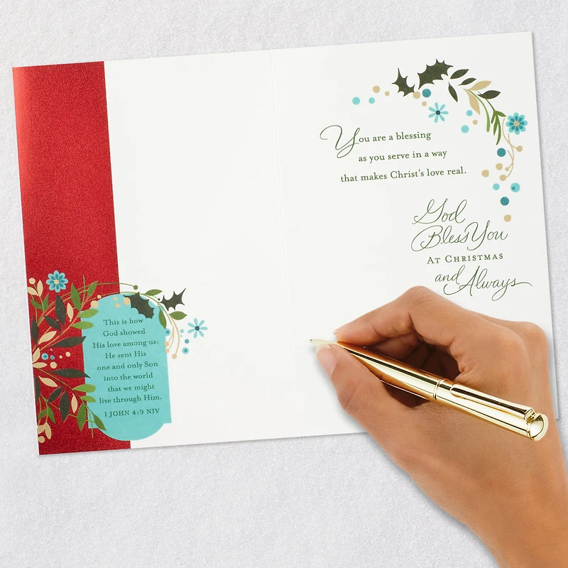 God Bless You As You Serve the Lord Religious Christmas Card for only USD 5.59 | Hallmark