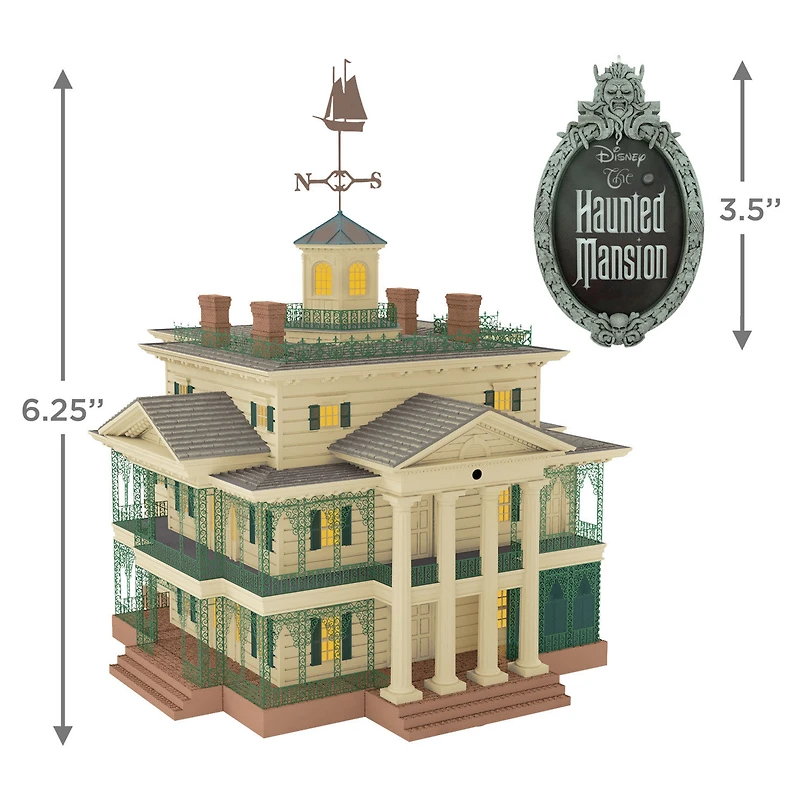 Disney The Haunted Mansion Collection Disneyland Manor Tree Topper With Light and Sound for only USD 164.99 | Hallmark