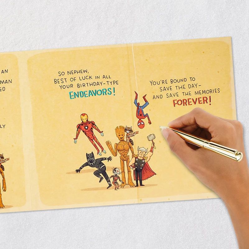 Marvel Avengers One of Earth's Greatest Nephews Birthday Card for only USD 4.59 | Hallmark