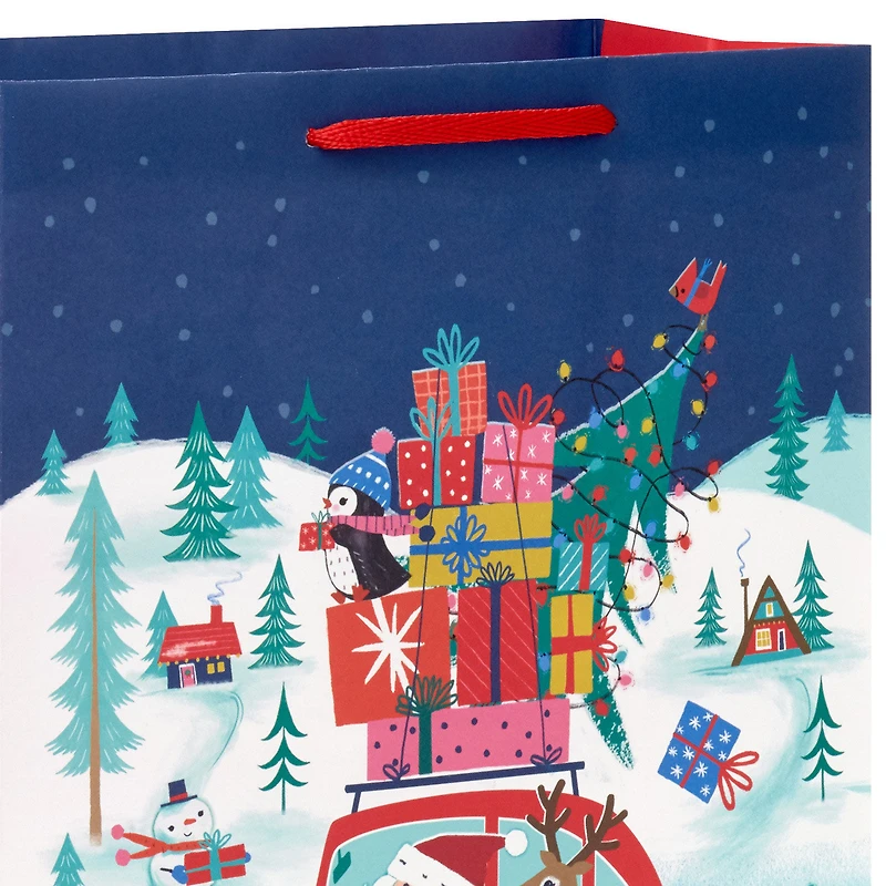 11.5" Penguin Holiday Fun 2-Pack Large Gift Bag Bundle for only USD 6.99 | Hallmark