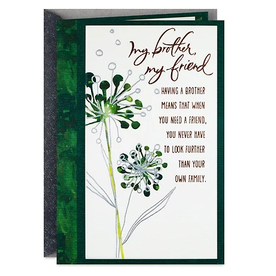 My Brother, My Friend Birthday Card for only USD 4.99 | Hallmark