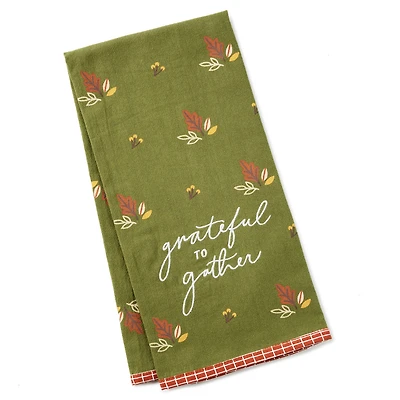 Grateful to Gather Autumn Tea Towel, 18x26 for only USD 14.99 | Hallmark