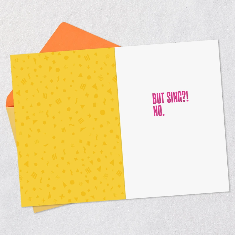 Kevin the Cat Won't Sing Funny Birthday Card for only USD 3.99 | Hallmark