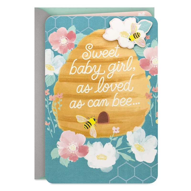 New Little Honey Loved as Can Bee New Baby Girl Card for only USD 5.99 | Hallmark
