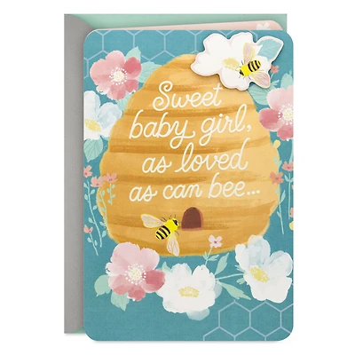 New Little Honey Loved as Can Bee New Baby Girl Card for only USD 5.99 | Hallmark