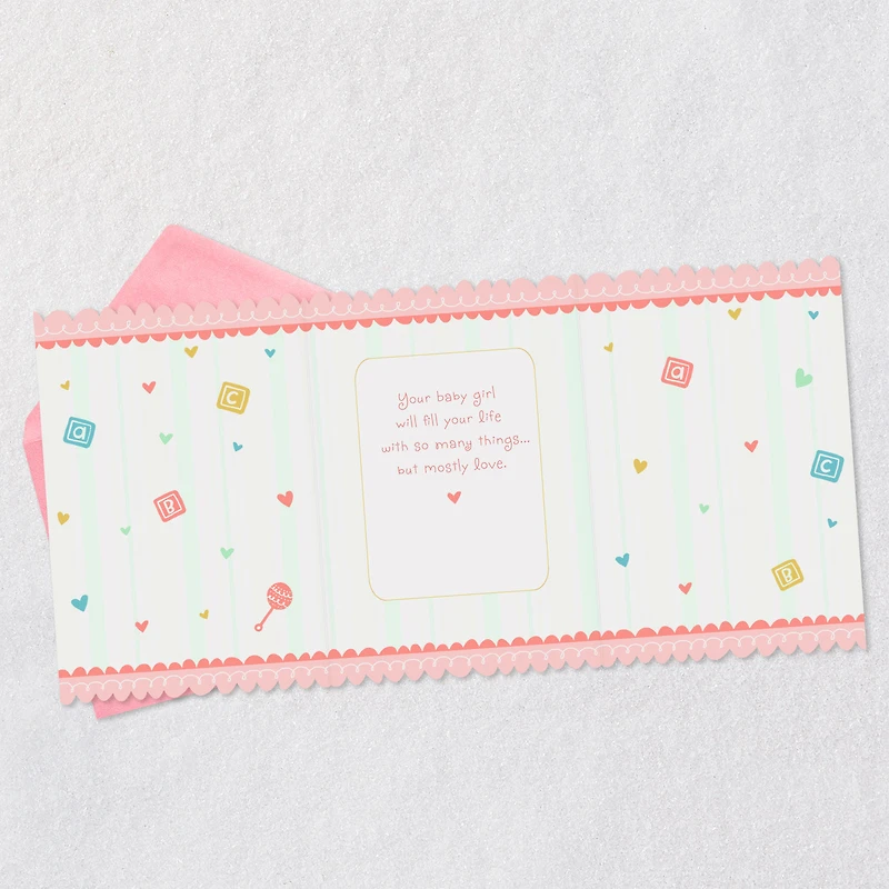 A Life Filled With Love New Baby Girl Card for only USD 0.99 | Hallmark