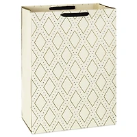 20" Gold Diamonds on Cream Jumbo Gift Bag for only USD 7.79 | Hallmark