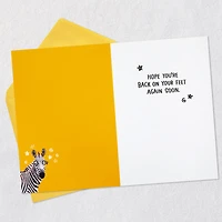 Hope You're Back on Your Feet Soon Funny Get Well Card for only USD 4.49 | Hallmark