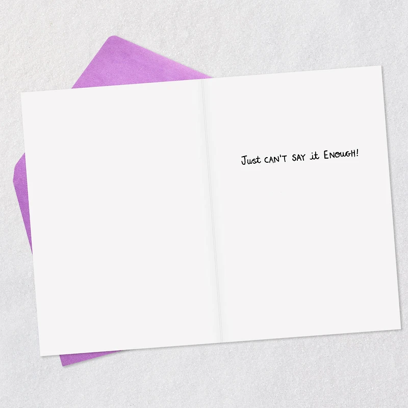 Just Can't Say It Enough Dogs and Cats Funny Thank You Card for only USD 3.99 | Hallmark