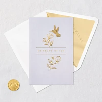 Hummingbird and Flowers Blank Thinking of You Card for only USD 6.59 | Hallmark