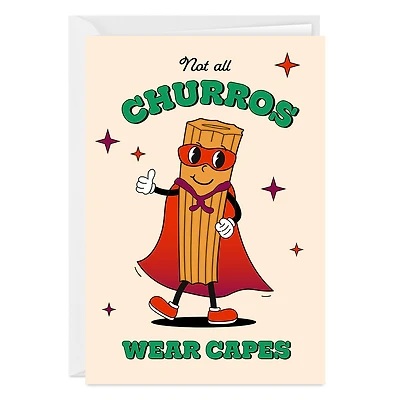 Churro Super Hero Custom Thank You Card for only USD 4.99 | Hallmark