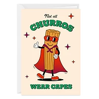 Churro Super Hero Custom Thank You Card for only USD 4.99 | Hallmark