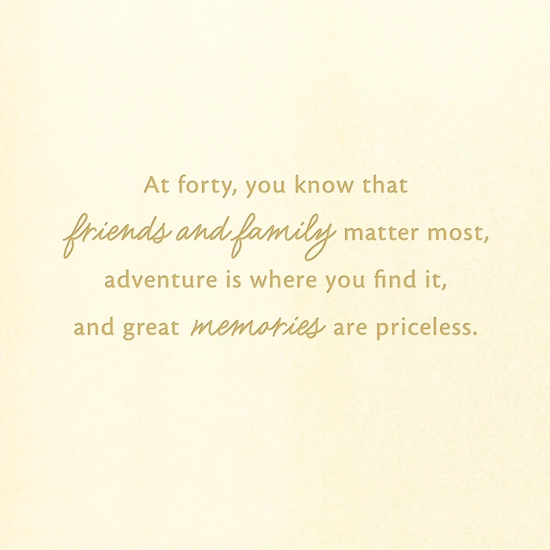 You’re Celebrated and Loved 40th Birthday Card for only USD 4.99 | Hallmark