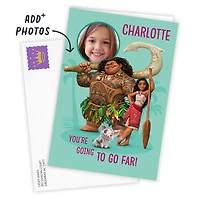 Disney Moana and Maui You'll Go Far Custom Birthday Card for only USD 4.99 | Hallmark