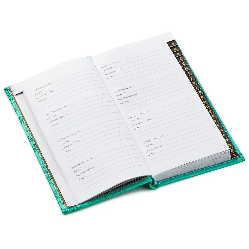 Mint Green Floral Password Keeper for only USD 9.99 | Hallmark