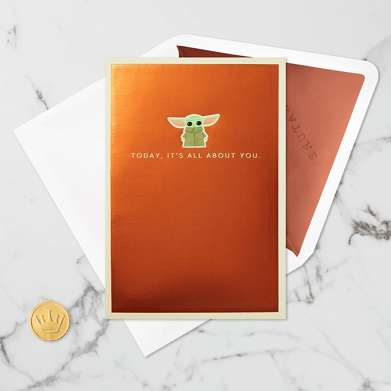 Star Wars: The Mandalorian™ The Child™ Today Is All About You Card for only USD 14.99 | Hallmark