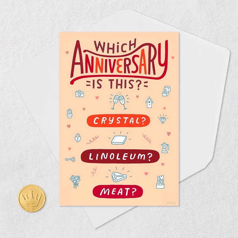 Milestone Gift Themes Funny Anniversary Card for only USD 3.99 | Hallmark