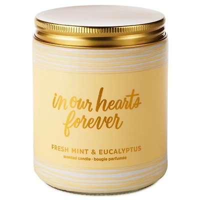 In Our Hearts Forever Fresh Mint & Eucalyptus Scented Jar Candle, 7 oz. for only USD 14.99 | Hallmark