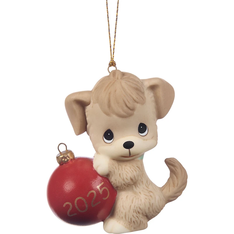 Precious Moments Howl-iday Cheer 2025 Dog Ornament, 2.75" for only USD 39.99 | Hallmark