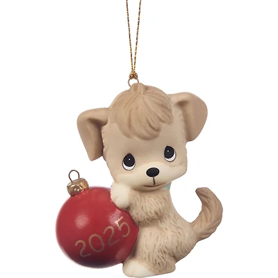 Precious Moments Howl-iday Cheer 2025 Dog Ornament, 2.75" for only USD 39.99 | Hallmark