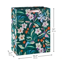 13" Lacey Chabert Collection Green Floral Large Gift Bag for only USD 5.49 | Hallmark