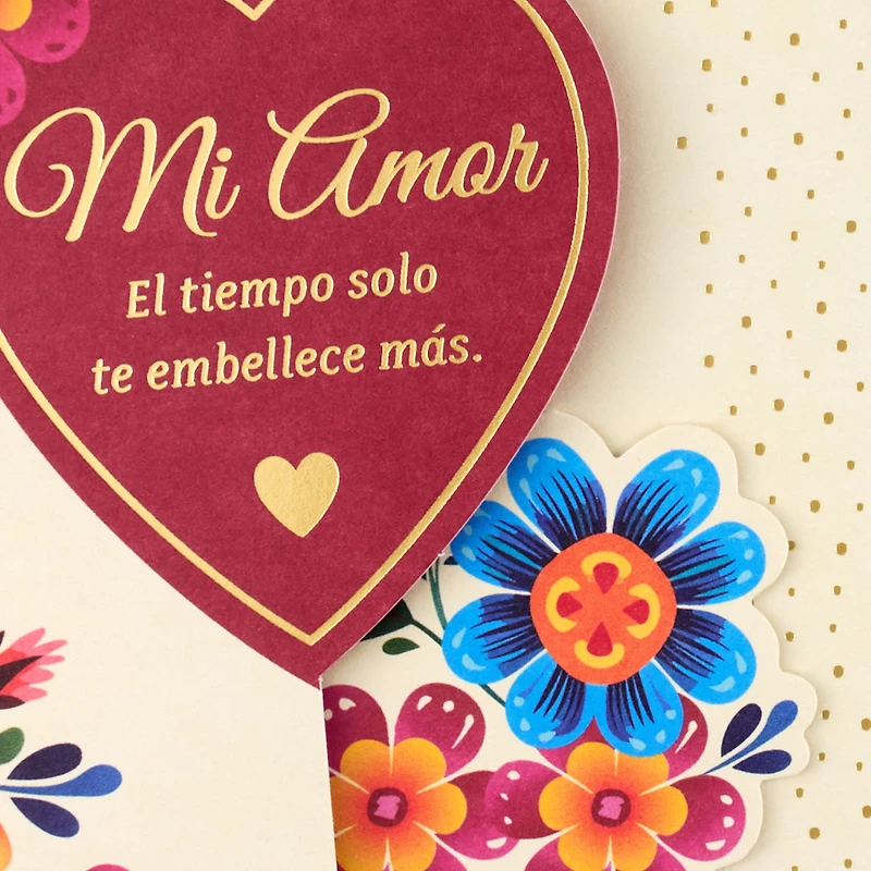 Time Makes You More Beautiful to Me Spanish-Language Romantic Birthday Card for only USD 5.59 | Hallmark