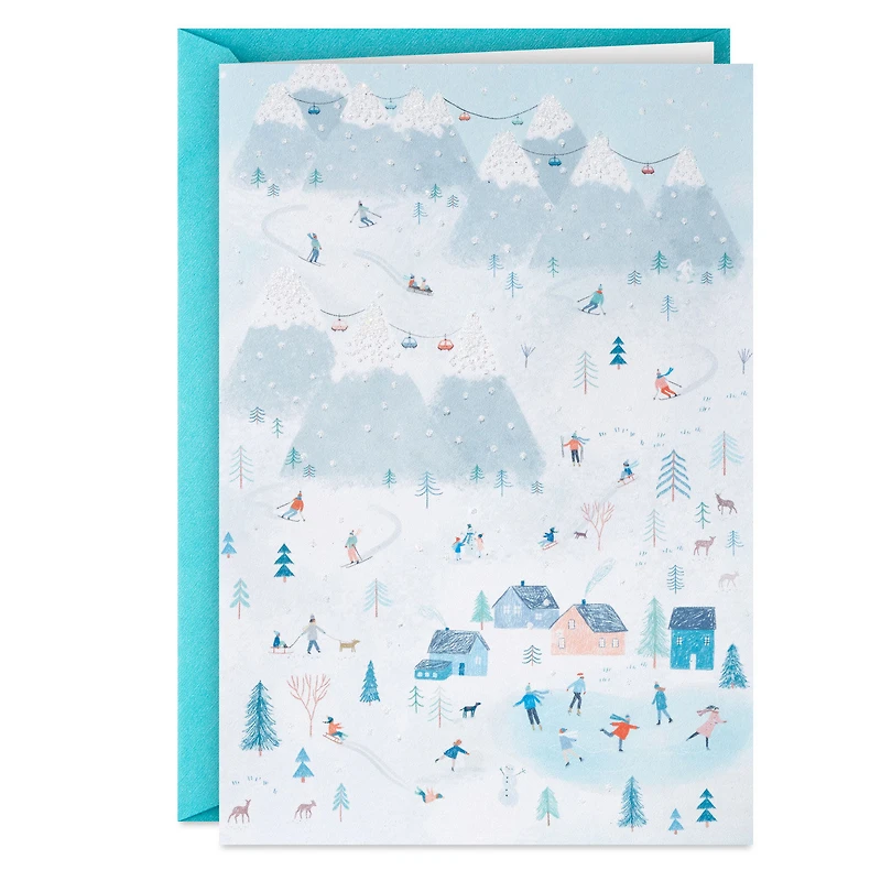 Mountain Village Scene Boxed Christmas Cards, Pack of 16 for only USD 12.49 | Hallmark
