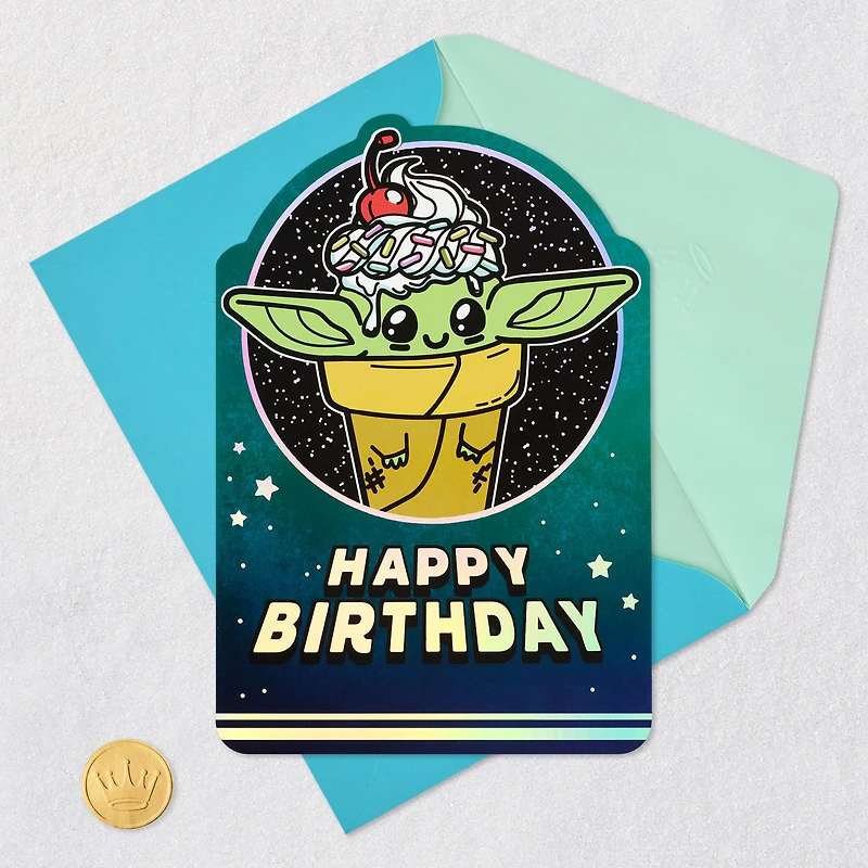 Star Wars: The Mandalorian™ Grogu™ Kind, Smart and Sweet Birthday Card for Kids for only USD 4.99 | Hallmark
