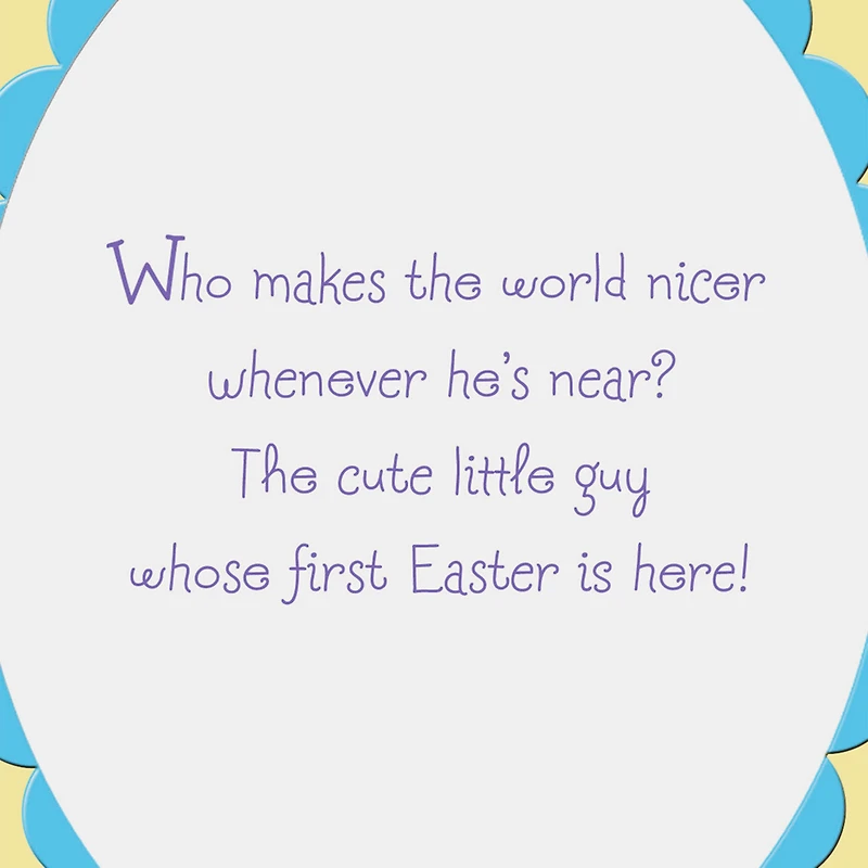 Cute and Cuddly Lamb First Easter Card for Baby Boy for only USD 2.99 | Hallmark