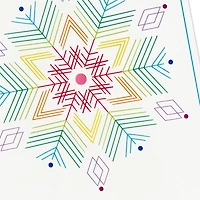 UNICEF Rainbow Snowflake Boxed Holiday Cards, Pack of 20 for only USD 20.50 | Hallmark