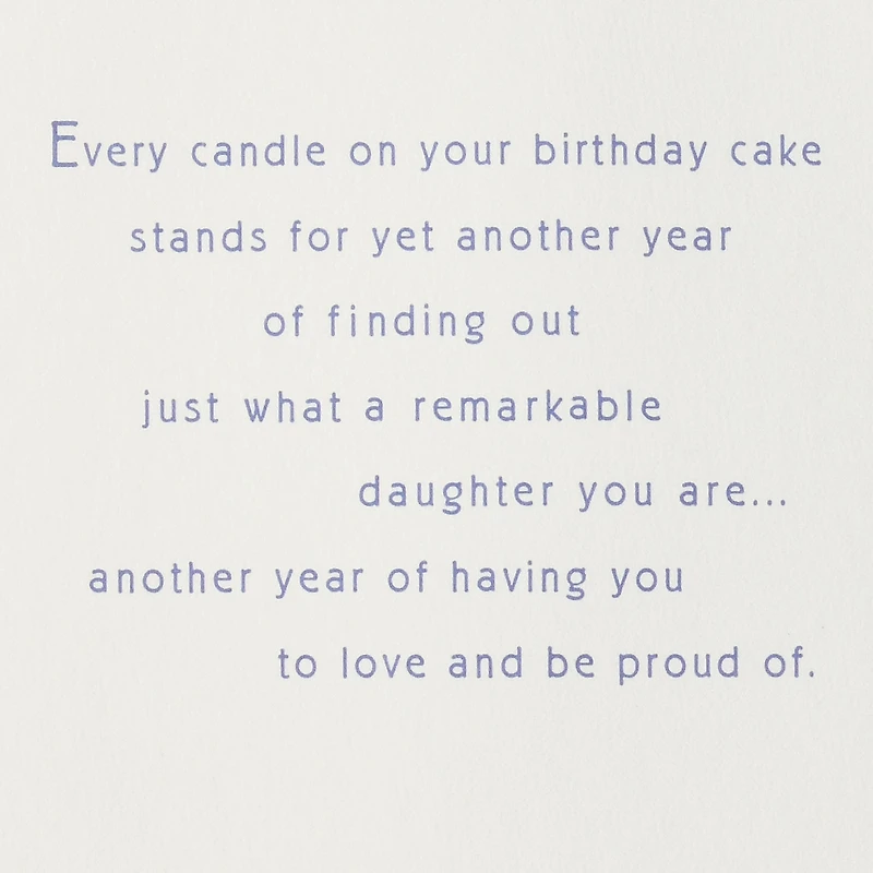 You Deserve Every Beautiful Thing Birthday Card for Daughter for only USD 7.99 | Hallmark