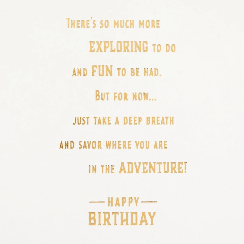 Savor the Adventure 65th Birthday Card for only USD 5.99 | Hallmark