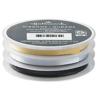 0.2" Gold/Silver/Black Metallic 3-Pack Curling Ribbon, 90' total for only USD 2.99 | Hallmark