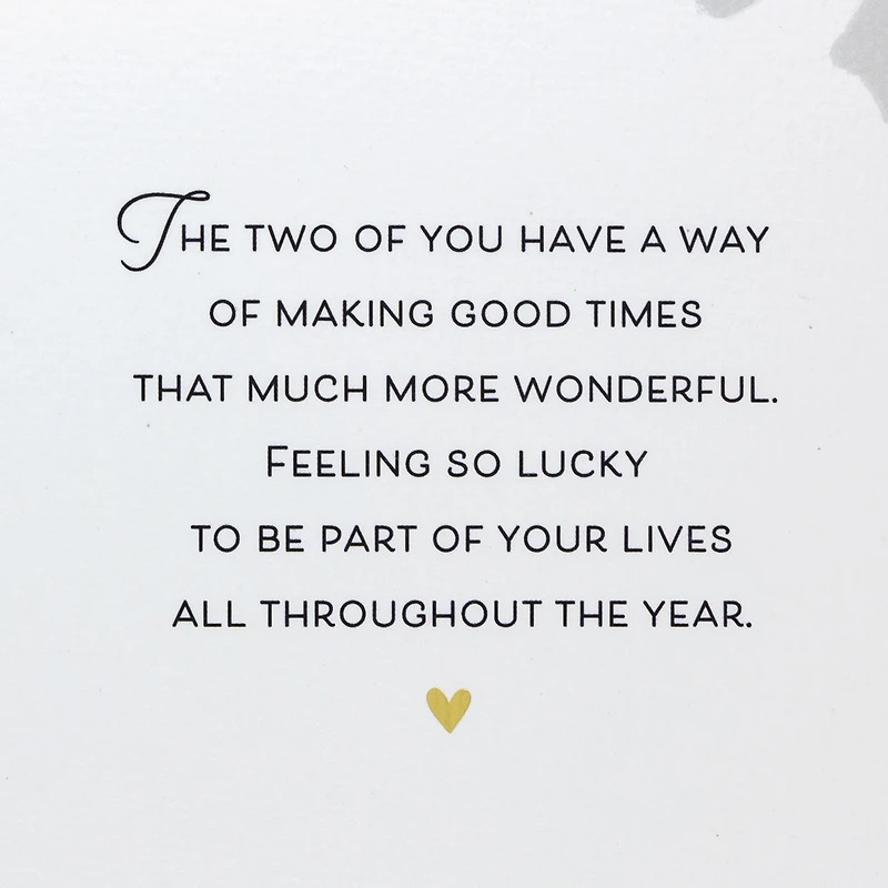 So Lucky to Be Part of Your Lives Valentine's Day Card for Daughter and Her Partner for only USD 5.99 | Hallmark