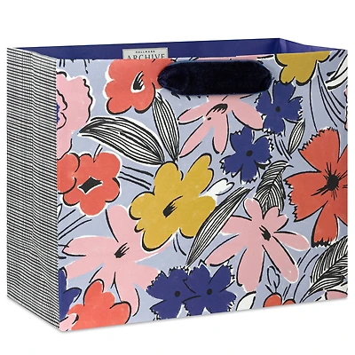 7.7" Vintage Vivid Florals Medium Horizontal Gift Bag for only USD 3.99 | Hallmark