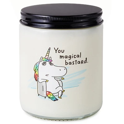 Unicorn You Magical Bastard Scented Single-Wick Jar Candle, 7 oz. for only USD 14.99 | Hallmark
