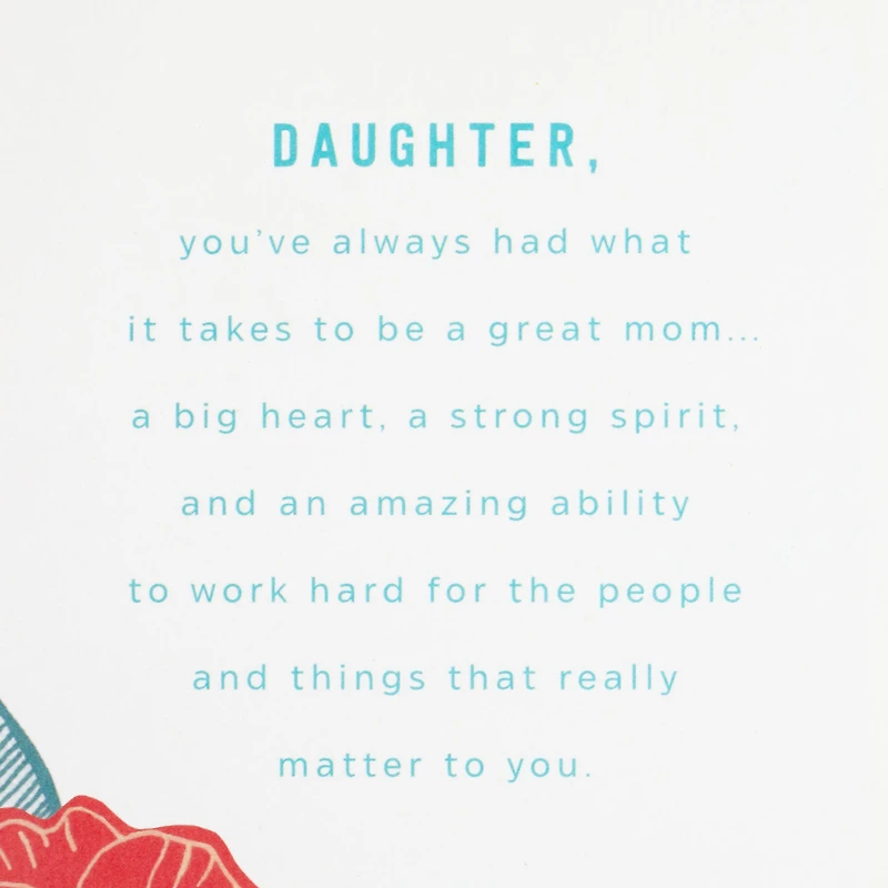 Great Daughters Become Great Mothers Hangable Print Mother's Day Card for Daughter for only USD 6.99 | Hallmark