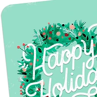 Happy Holidays Wreath Blank Holiday Card for only USD 2.99 | Hallmark