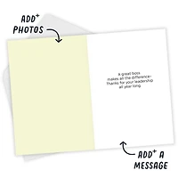 You Make a Difference Custom Boss's Day Card for only USD 4.99 | Hallmark
