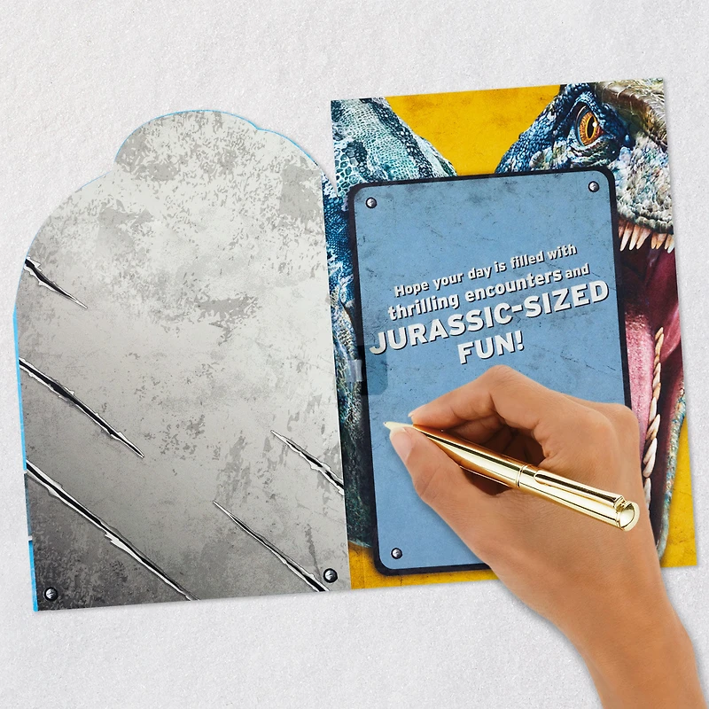 Jurassic World You're Jura-Six Musical 6th Birthday Card for only USD 6.59 | Hallmark