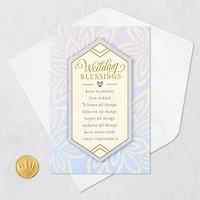 A Lifetime of Blessings Religious Wedding Card for only USD 5.99 | Hallmark