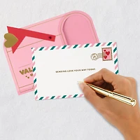 Sending Love Your Way Paper Craft Valentine's Day Card With Mini Card for only USD 5.99 | Hallmark
