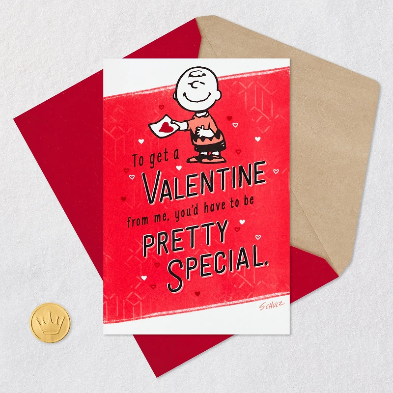 Peanuts® Charlie Brown You're Pretty Special Valentine's Day Card for only USD 2.99 | Hallmark
