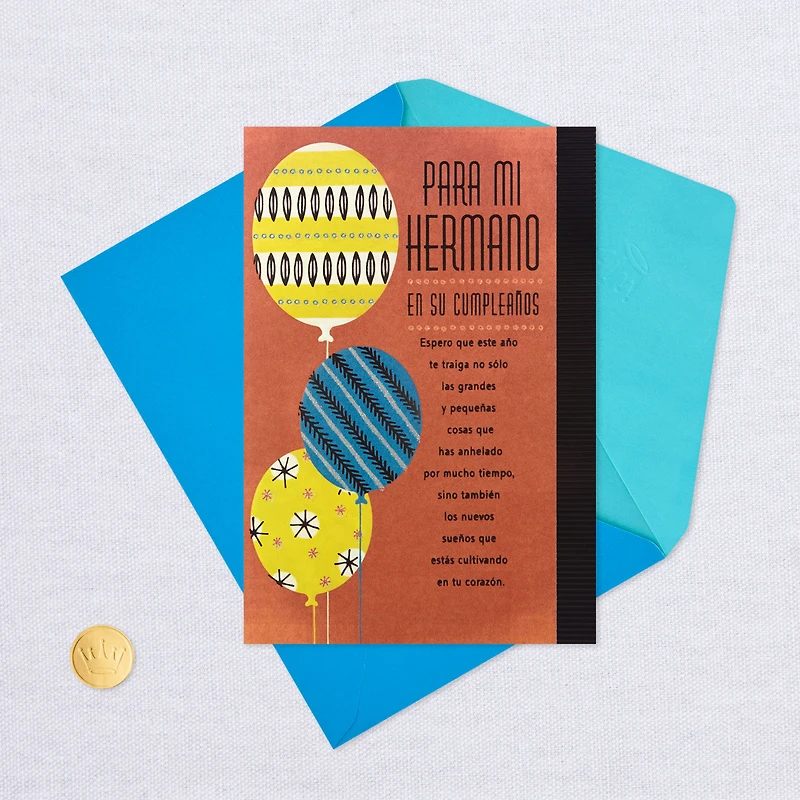 Everything You Wish For Spanish-Language Birthday Card for Brother for only USD 4.59 | Hallmark