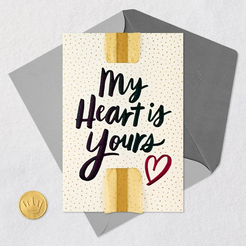 My Heart Is Yours Romantic Valentine's Day Card for only USD 8.59 | Hallmark