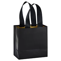 5.5" Gold Bow on Black Small Square Gift Bag for only USD 6.79 | Hallmark